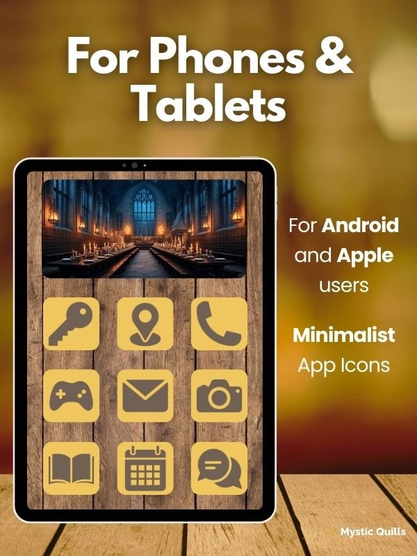 House of Badgers Aesthetic Minimalist App Icon Pack for Phones and Tablets Android and IOS product image (2)