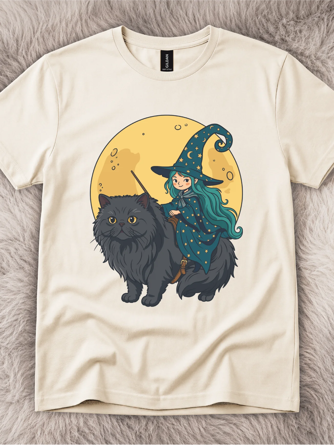 Moon Witch Persian Cat Shirt product image (1)
