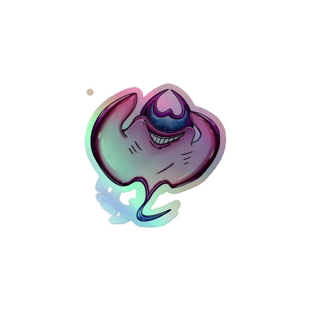 Whimsical Creature Holographic Sticker Sheet product image (1)