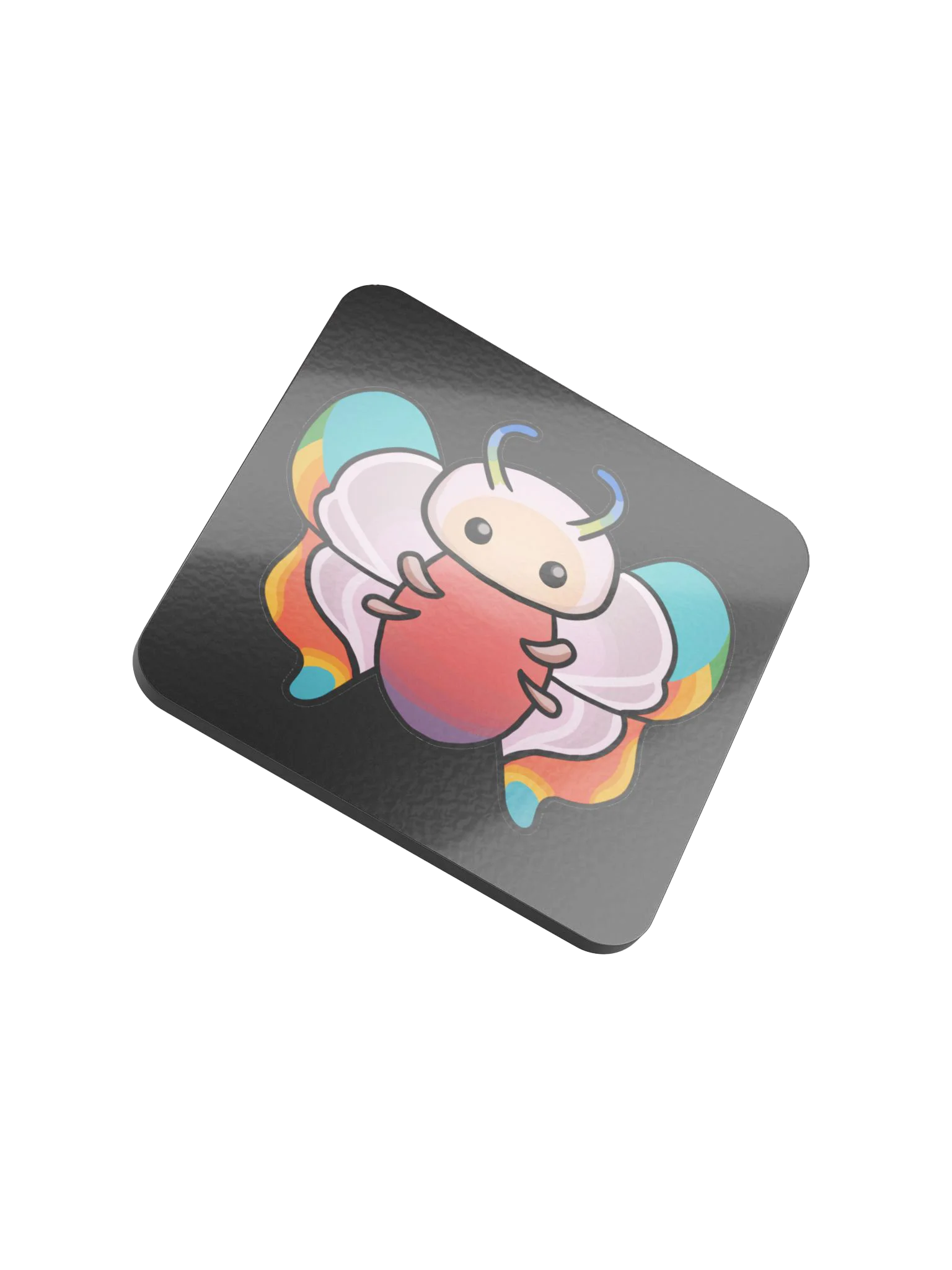 Palia Rainbow Butterfly - Glossed Cork Coaster product image (2)
