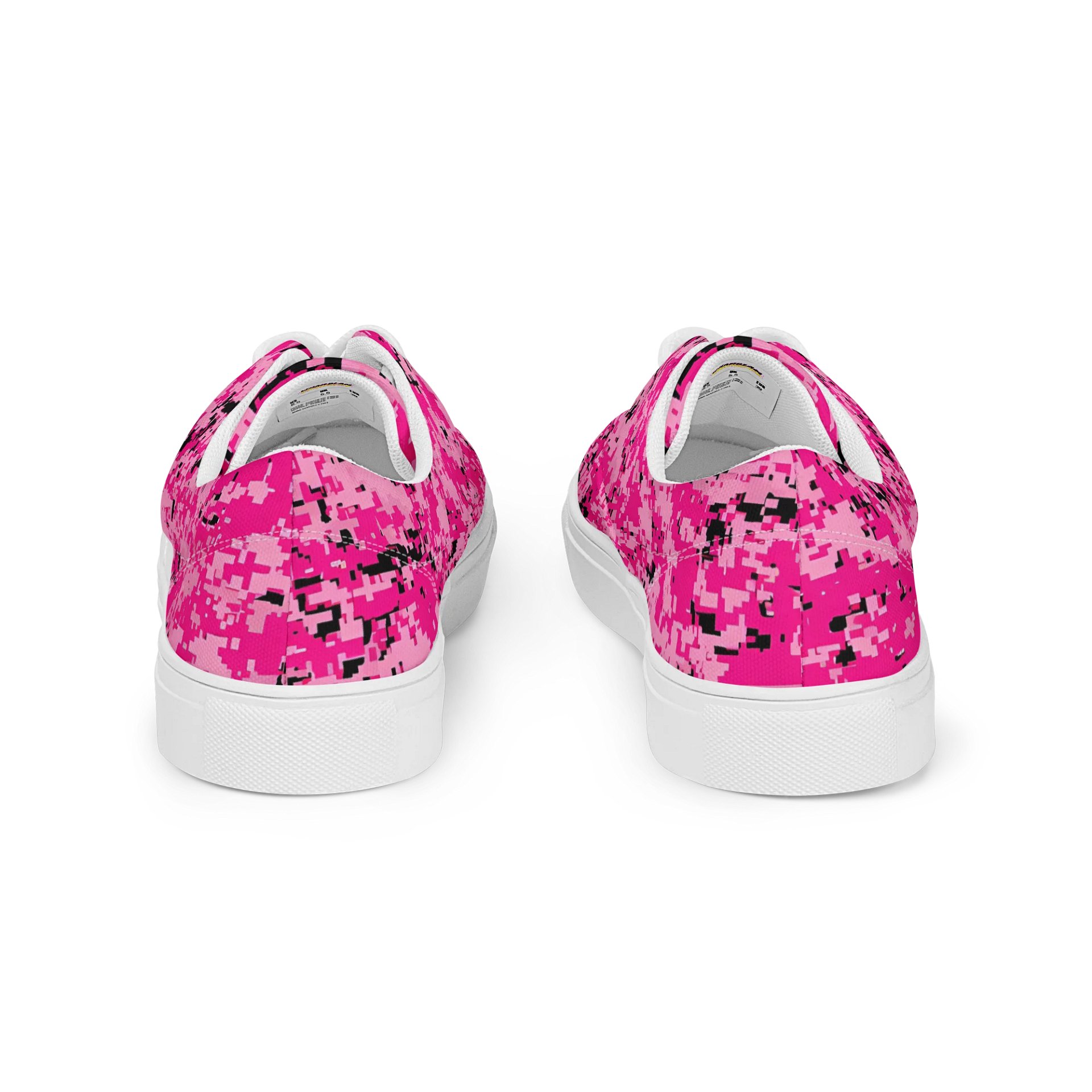 Pink Camo Men's Canvas Shoes product image (4)