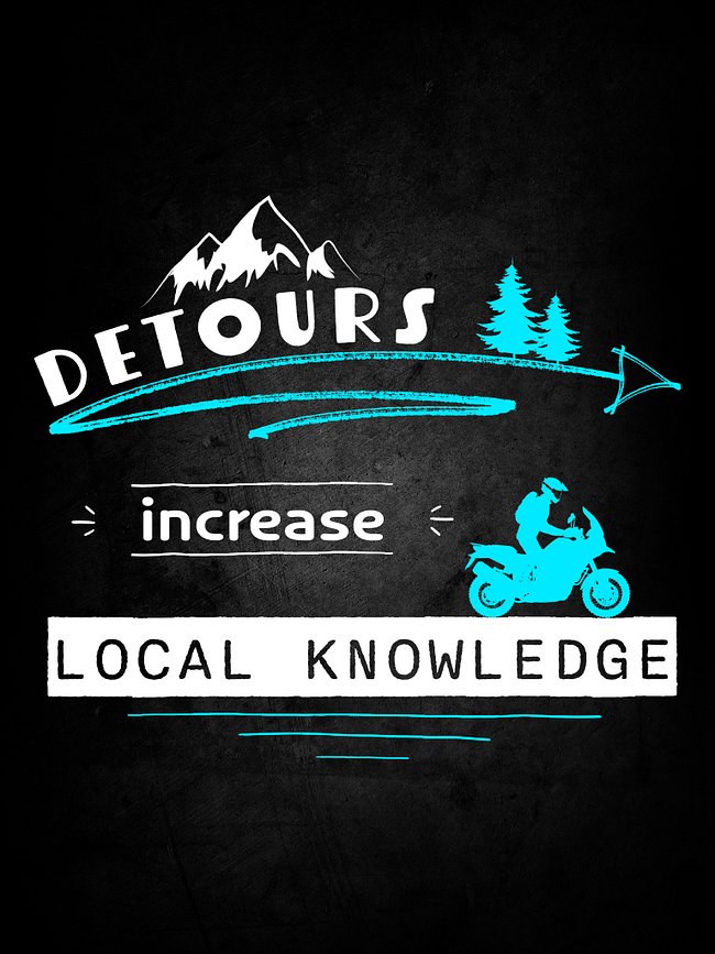 Detours lead to better Stories