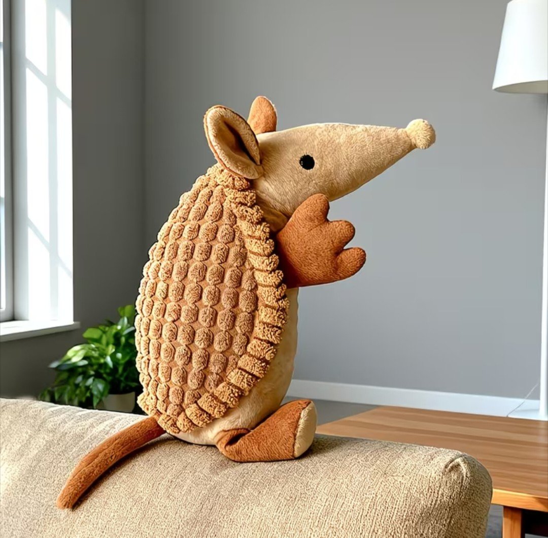 Cute XL Armadillo Durable Dog Chew Toy product image (1)