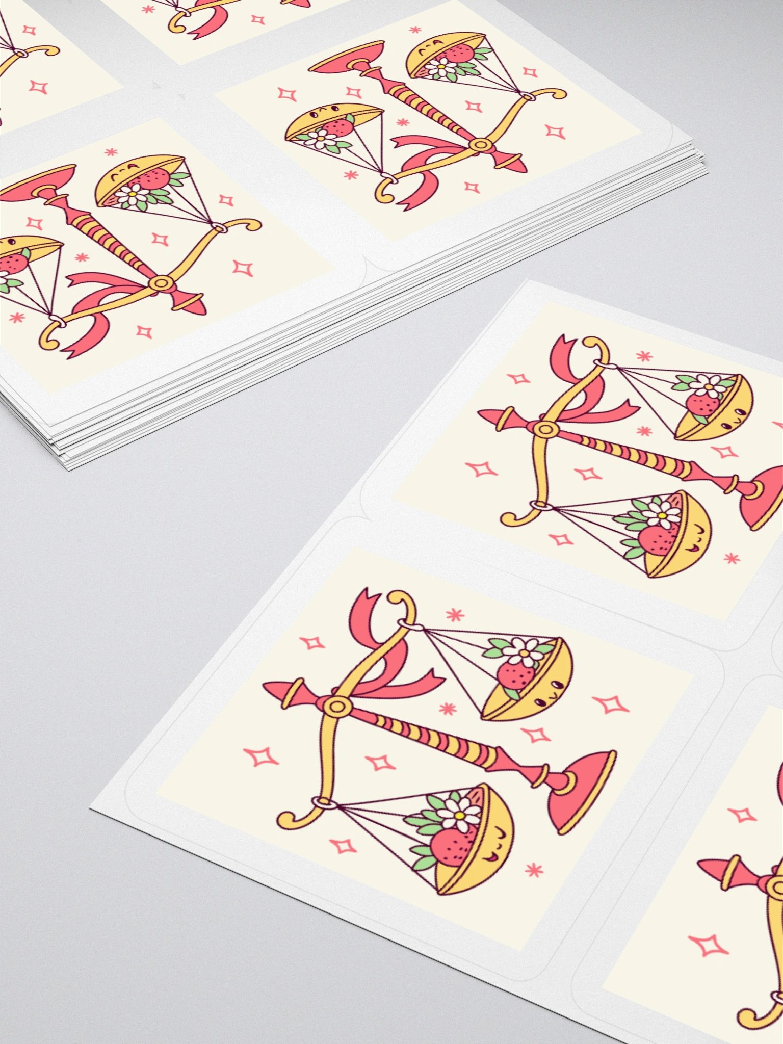 Libra Kiss Cut Stickers product image (4)