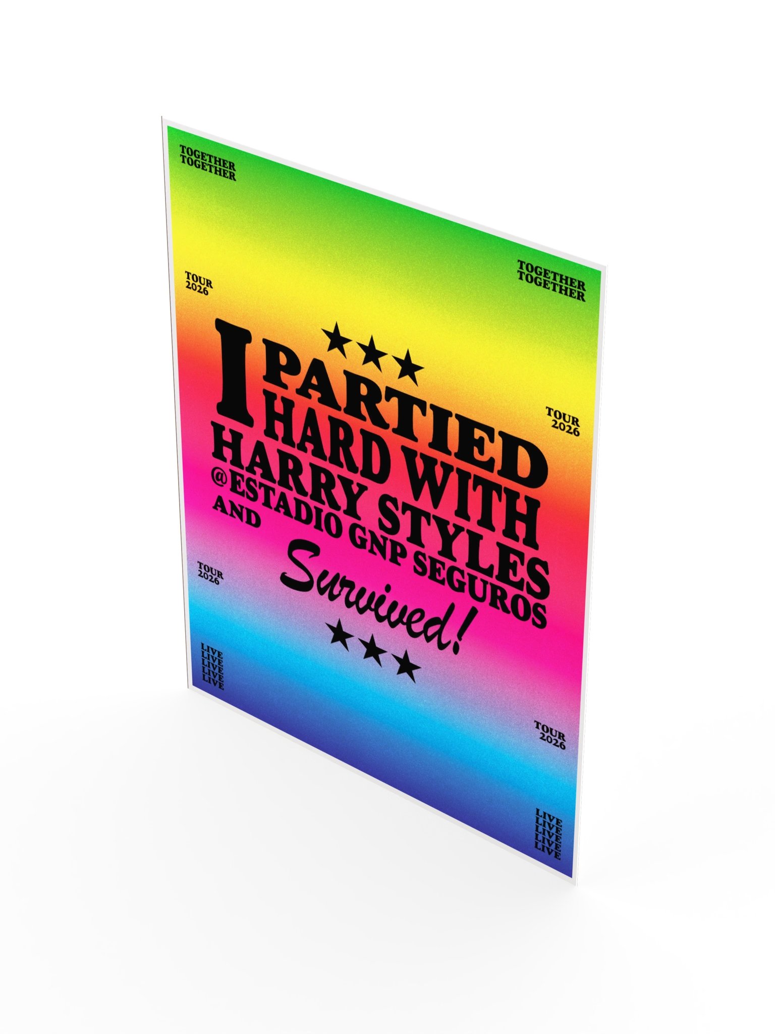 Partied Hard Mexico City Poster product image (3)