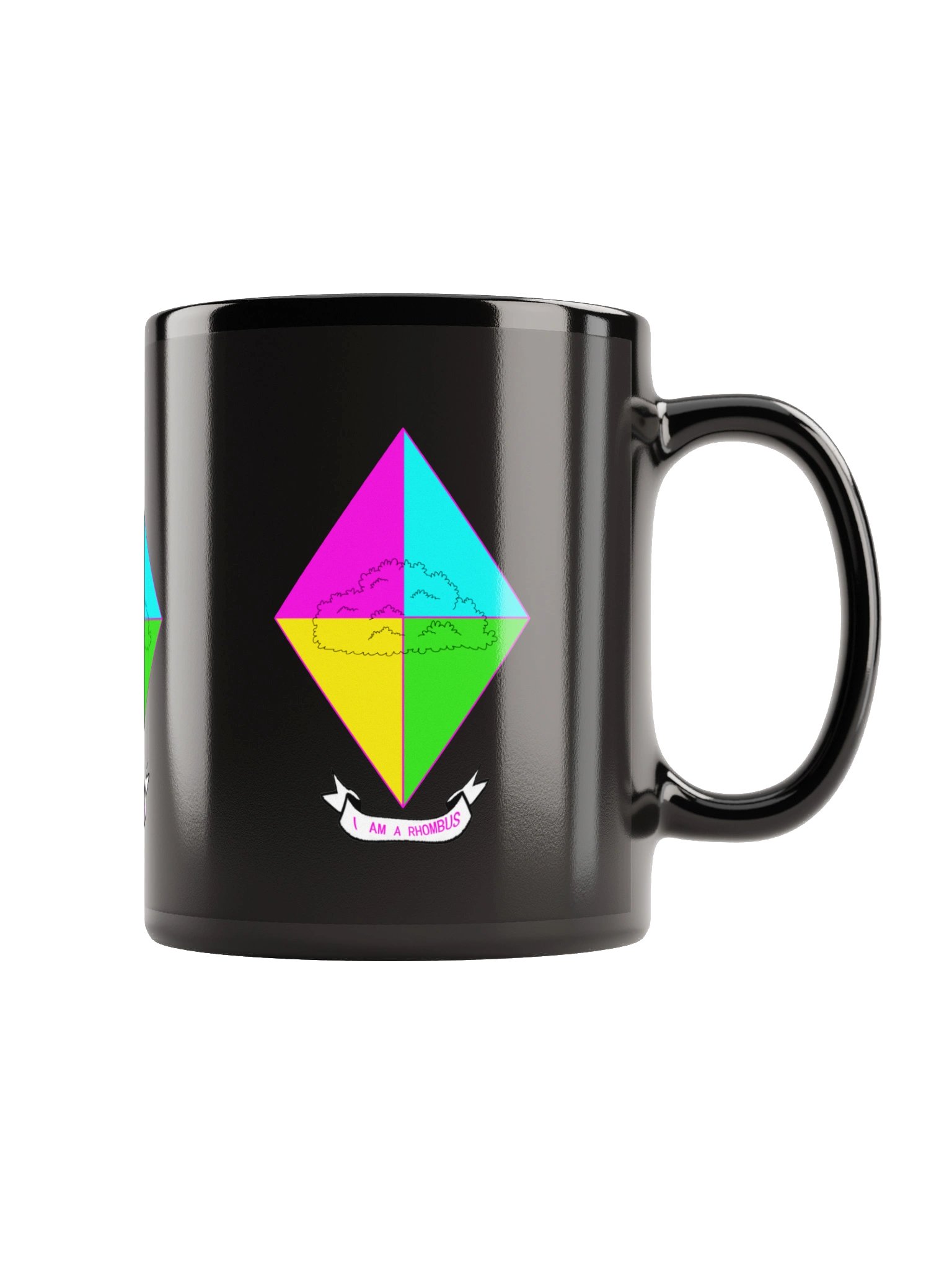 Wee Wee Bush Mug (Black) product image (1)