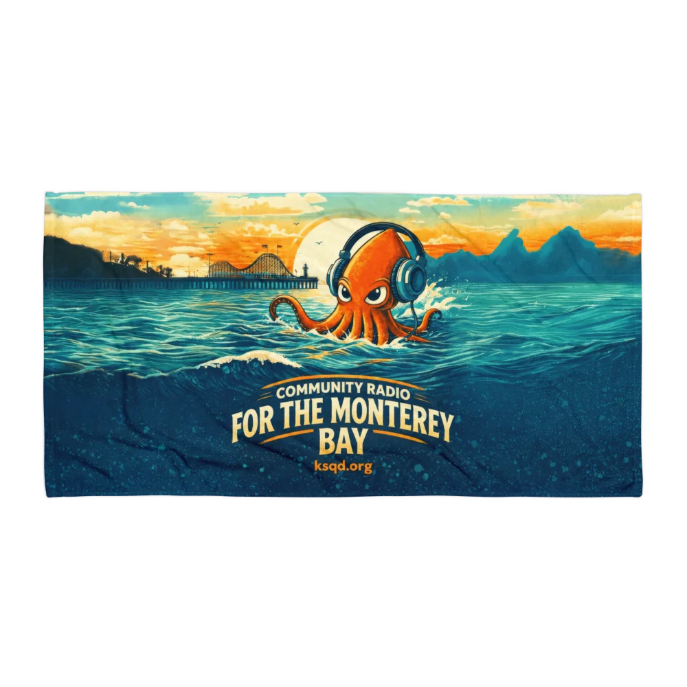 KSQD “Community Radio for Monterey Bay” Beach Towel - Medium product image (3)