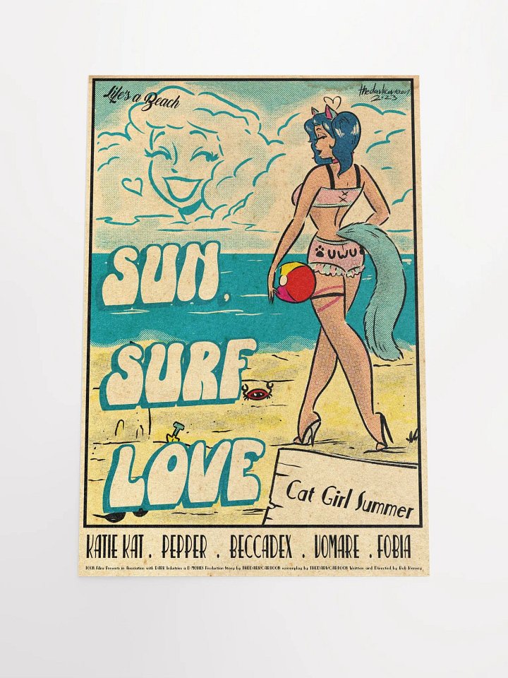 Retro Summer Movie -Print product image (1)