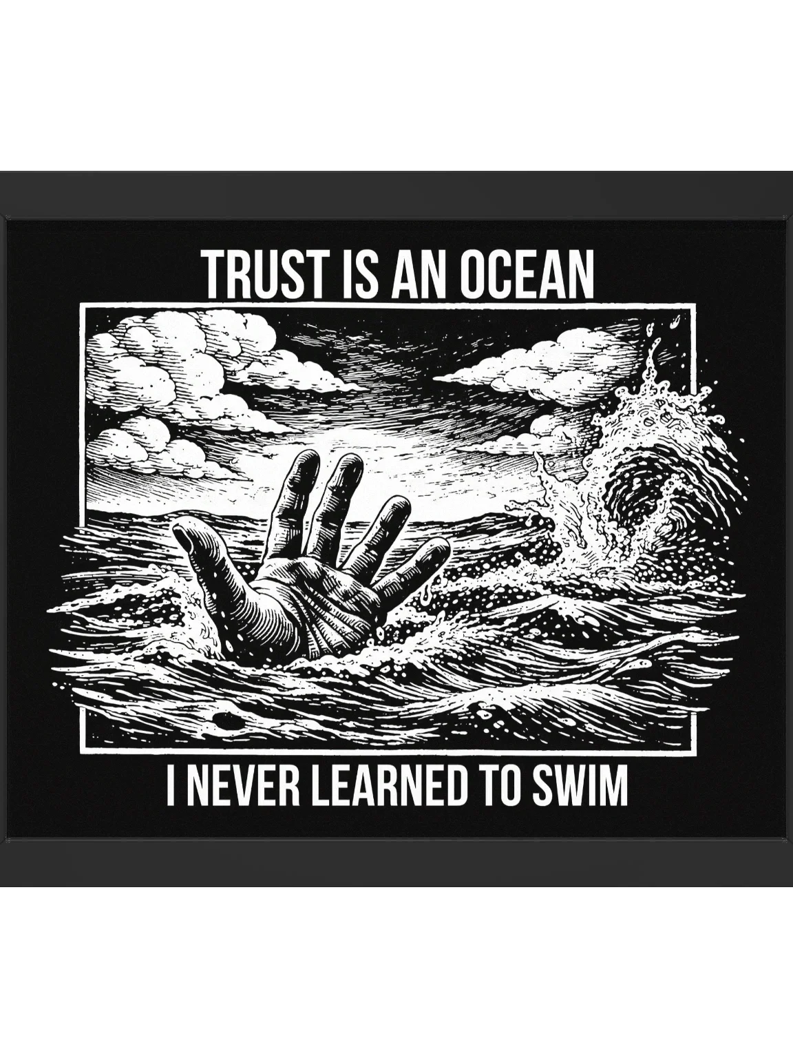 Trust Is An Ocean Art Print product image (1)