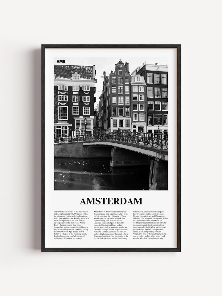 Amsterdam 03 Newspaper Poster product image (1)