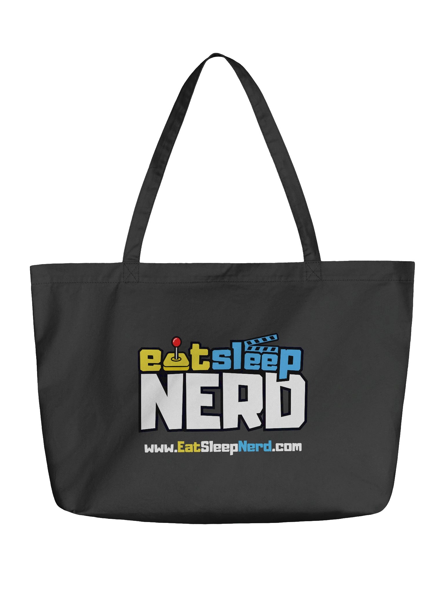 Eat Sleep Nerd logo tote product image (1)