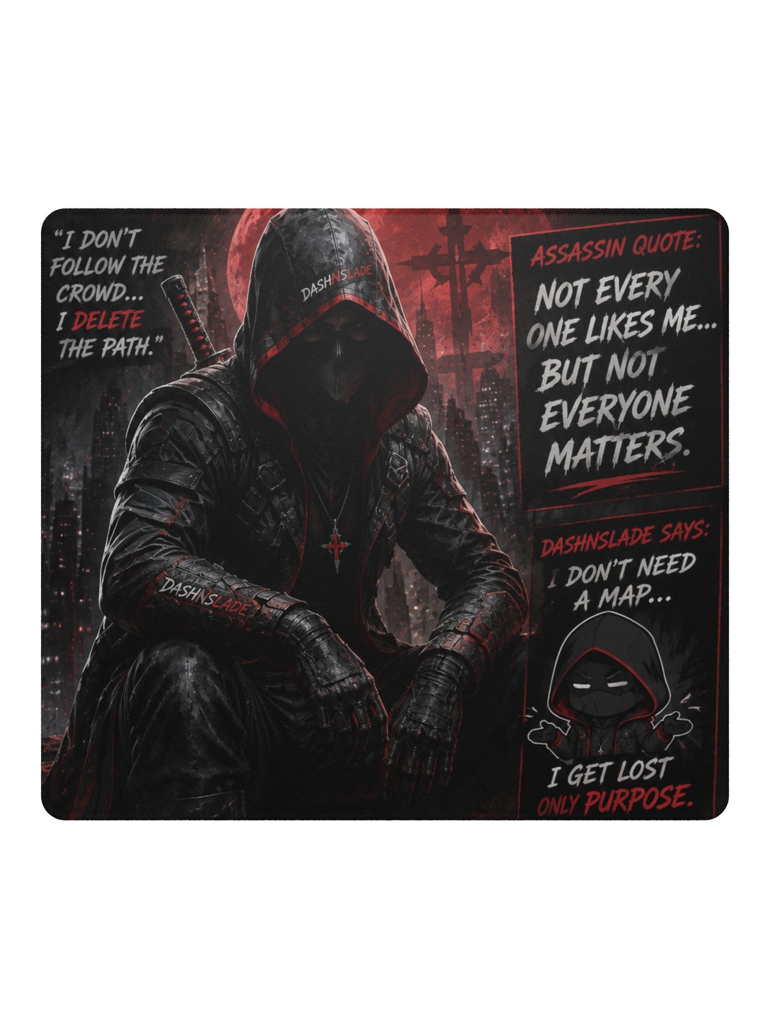 Crimson Shadow Mouse Pad product image (2)