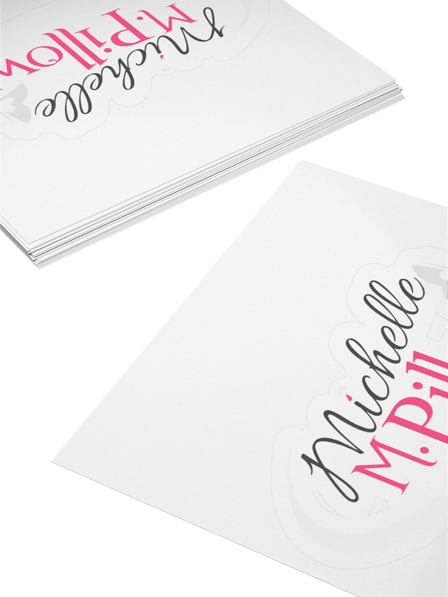 Michelle's Butterfly Logo Kiss Cut Stickers product image (4)