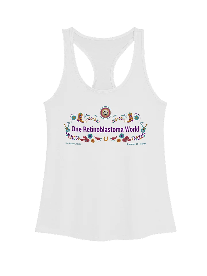 One Rb World 2026 Fiesta Design - Women's Racerback Tank Top product image (1)