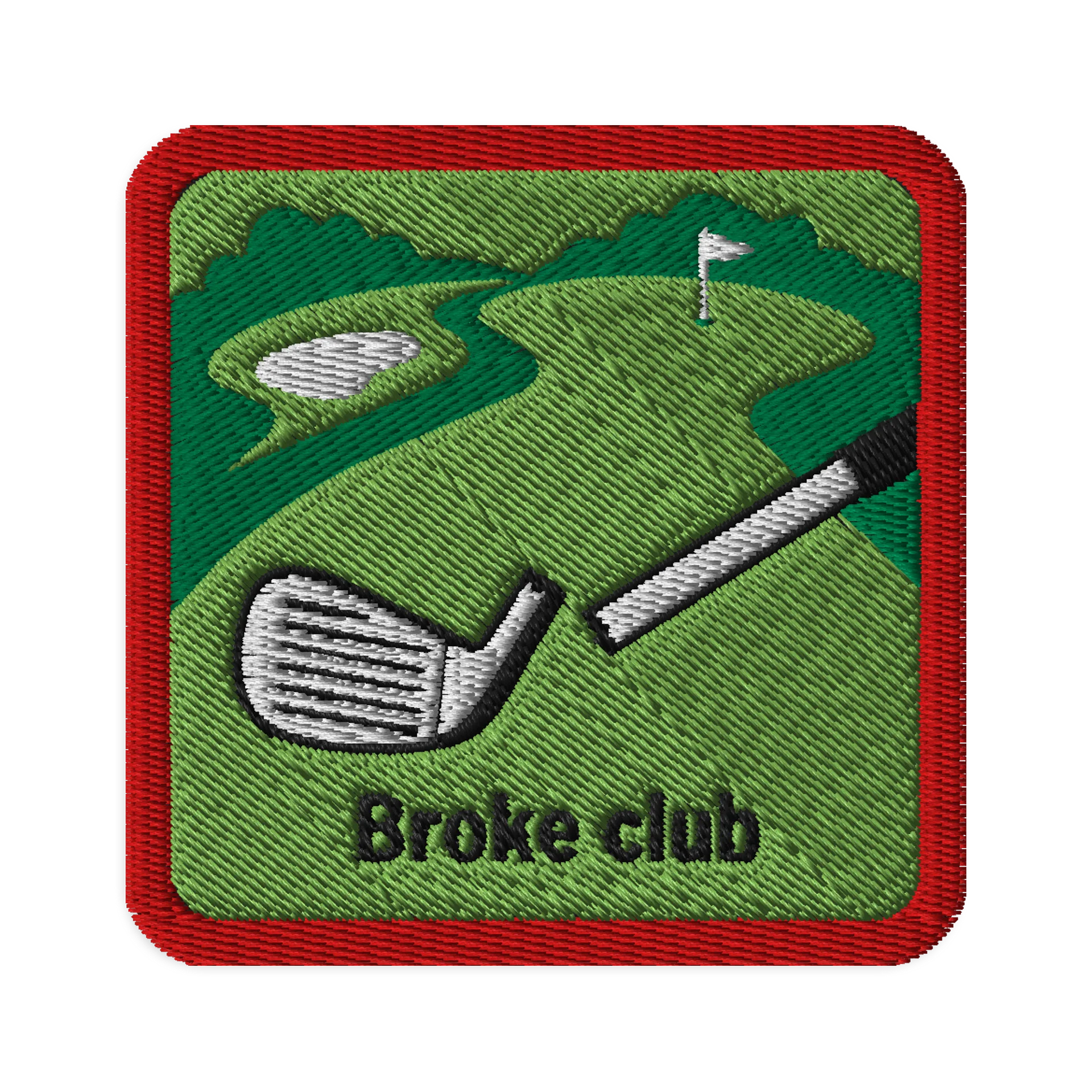 Golf Demerit Badge - Broke a club on the course - (version 2) product image (1)