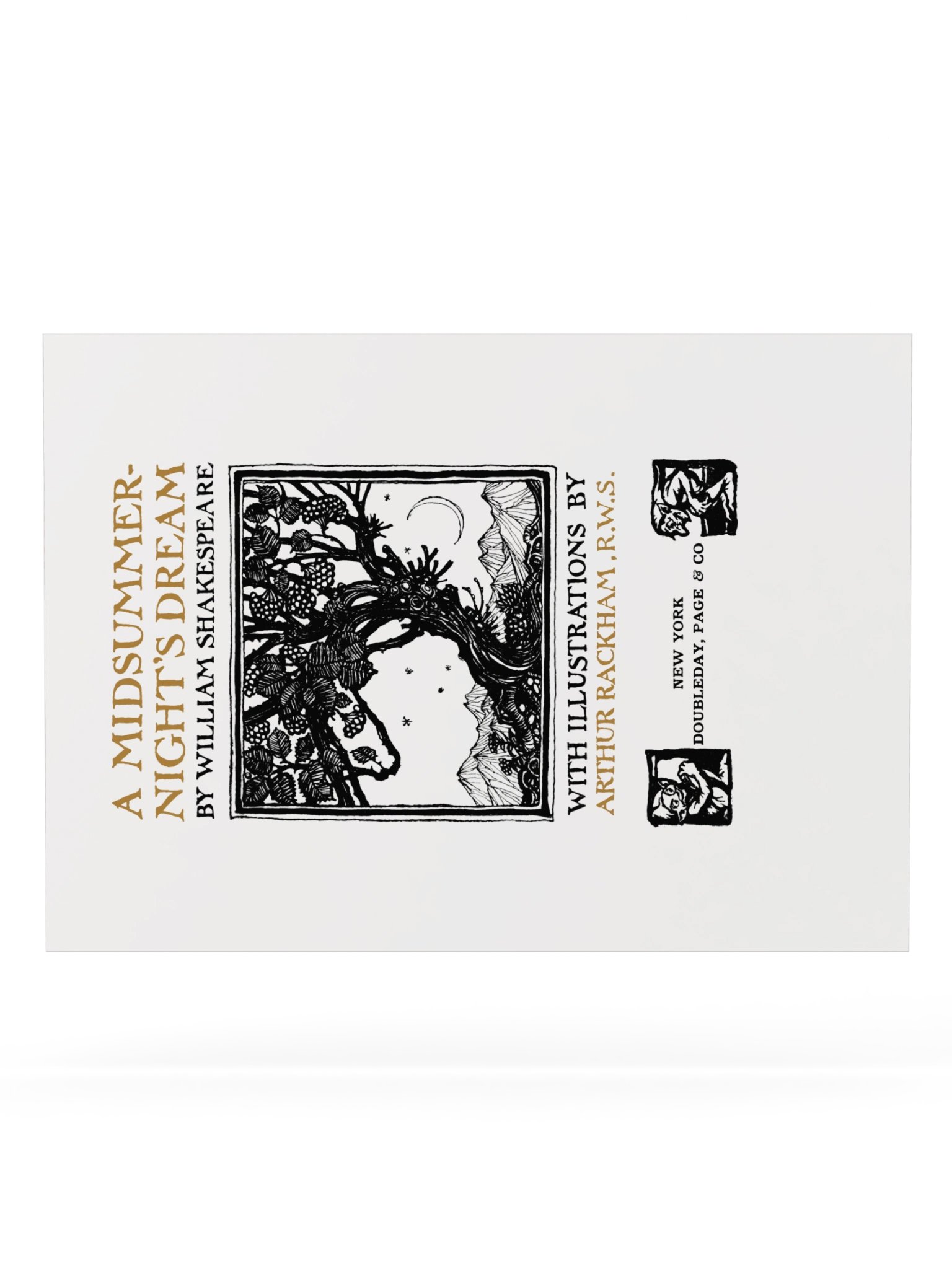 A Midsummer Night's Dream, Title Page – Rackham Poster product image (6)