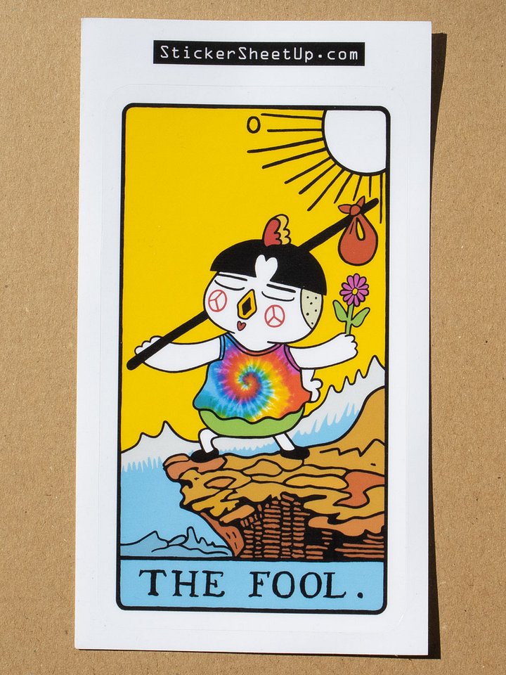 The Fool Tarot Sticker / Spicy Noods Edition product image (1)