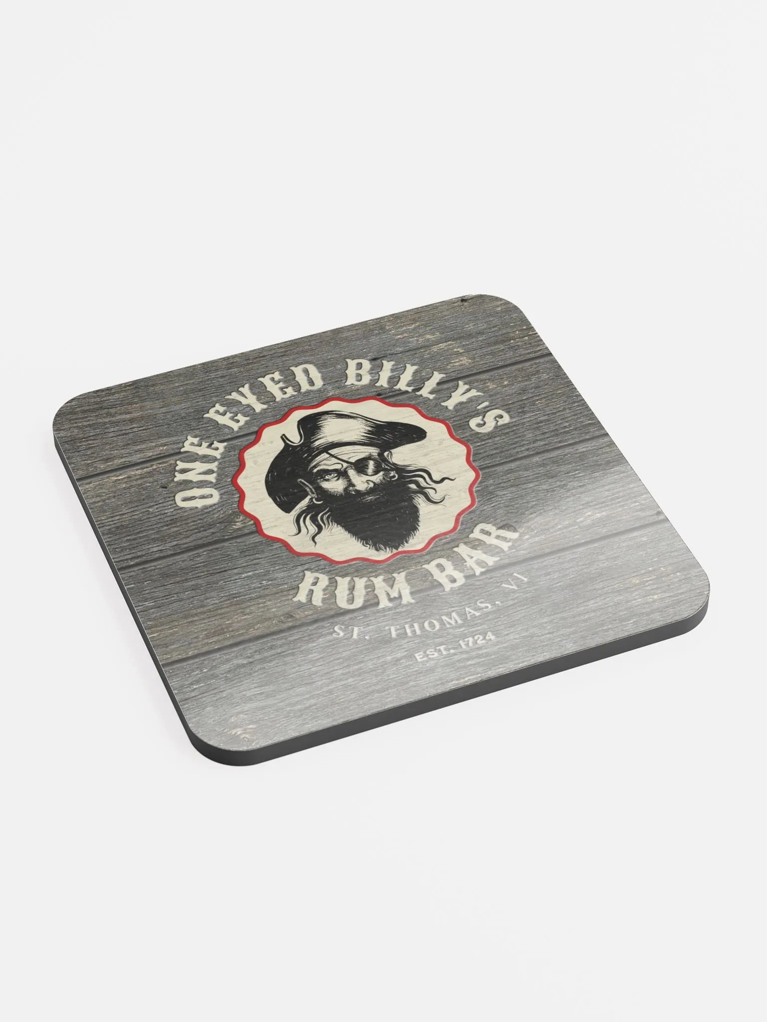 One Eyed Billy's Rum Bar Beverage Coaster product image (2)
