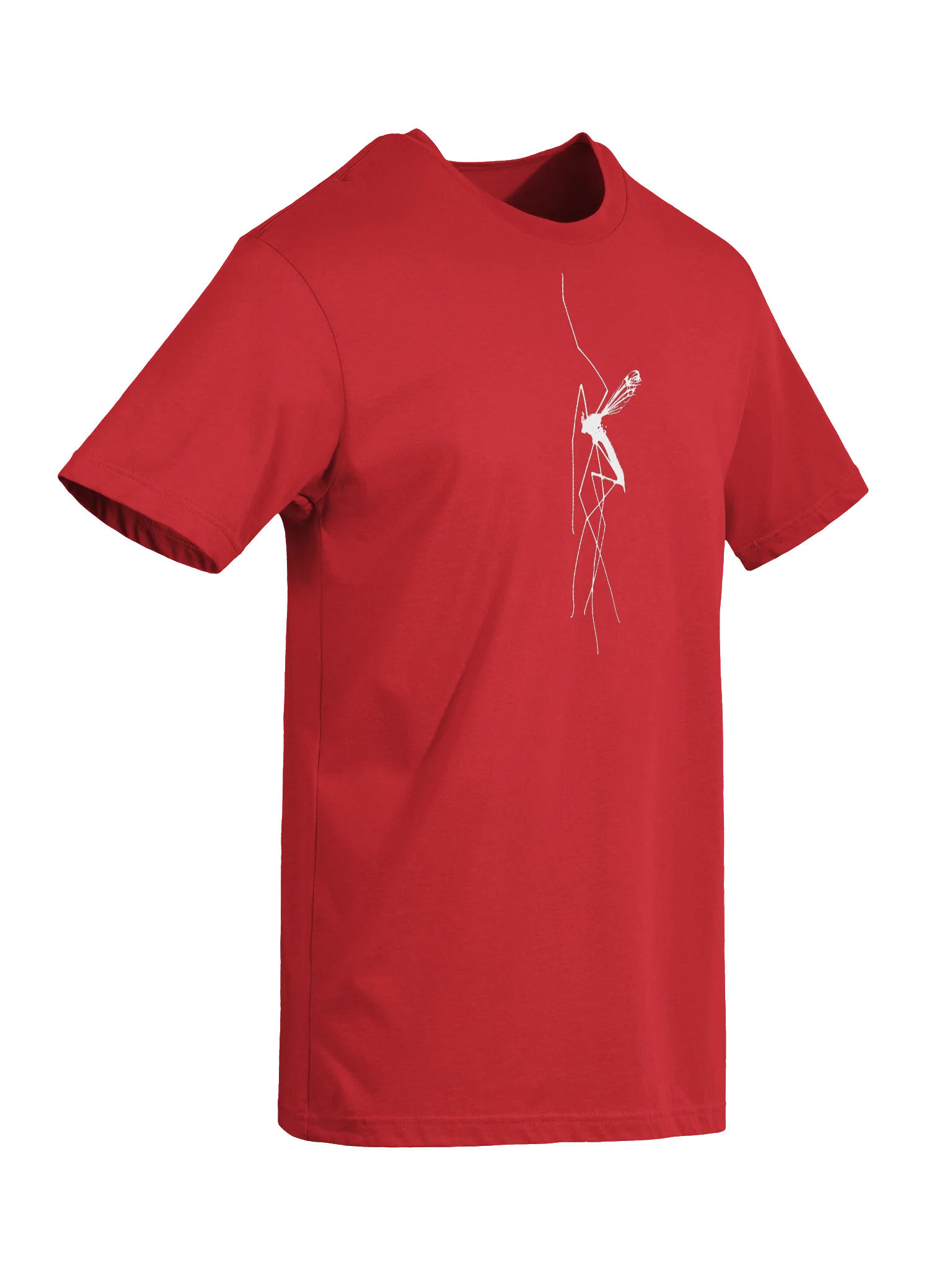 Mosquito Scan, 1993 — White Print T-Shirt