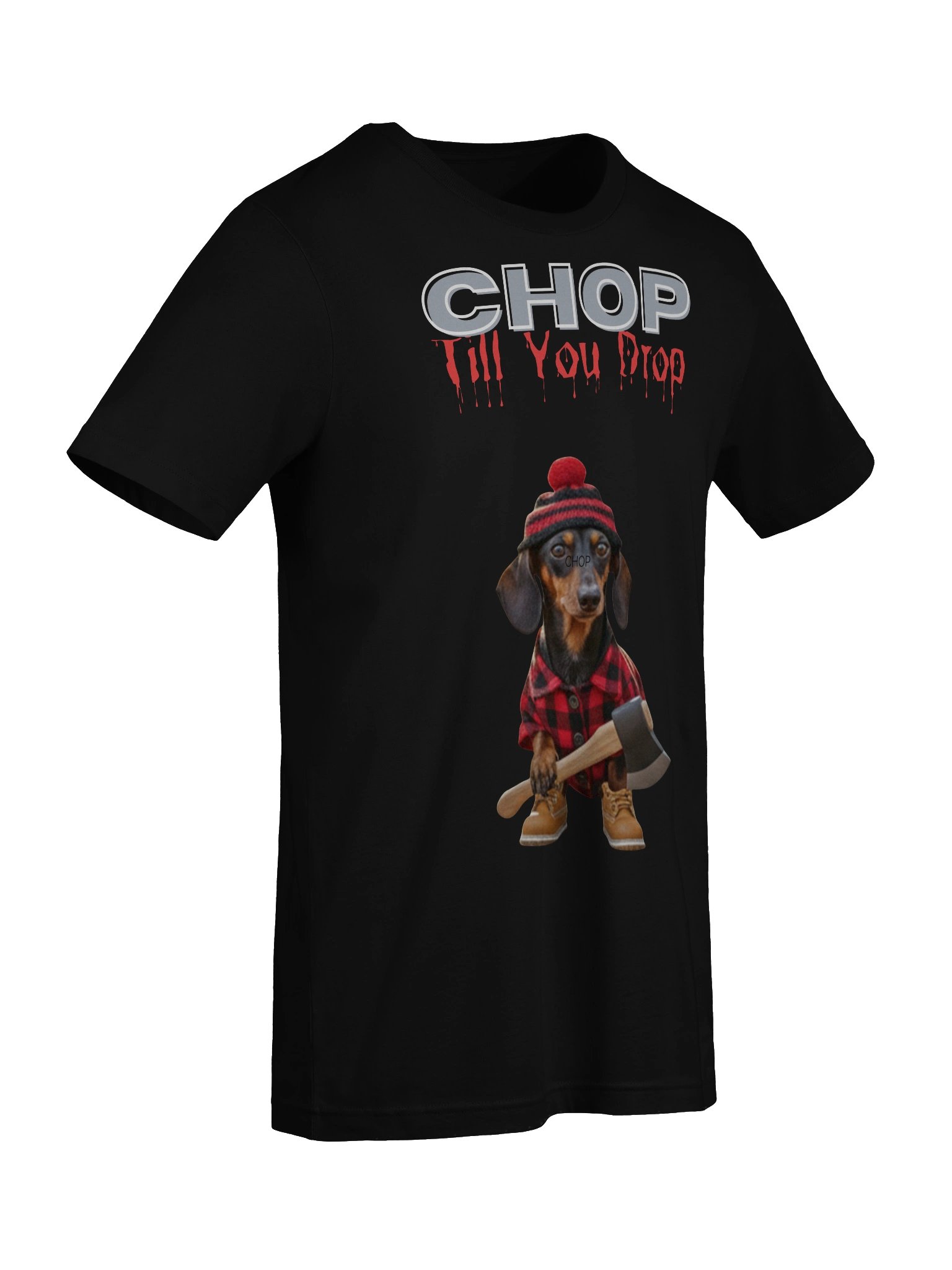 Chop Till You Drop Lumberjack Pup Tee product image (9)