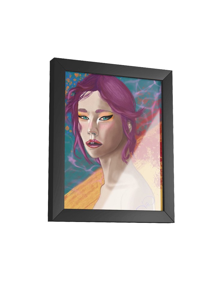 The Girl Framed Print product image (2)