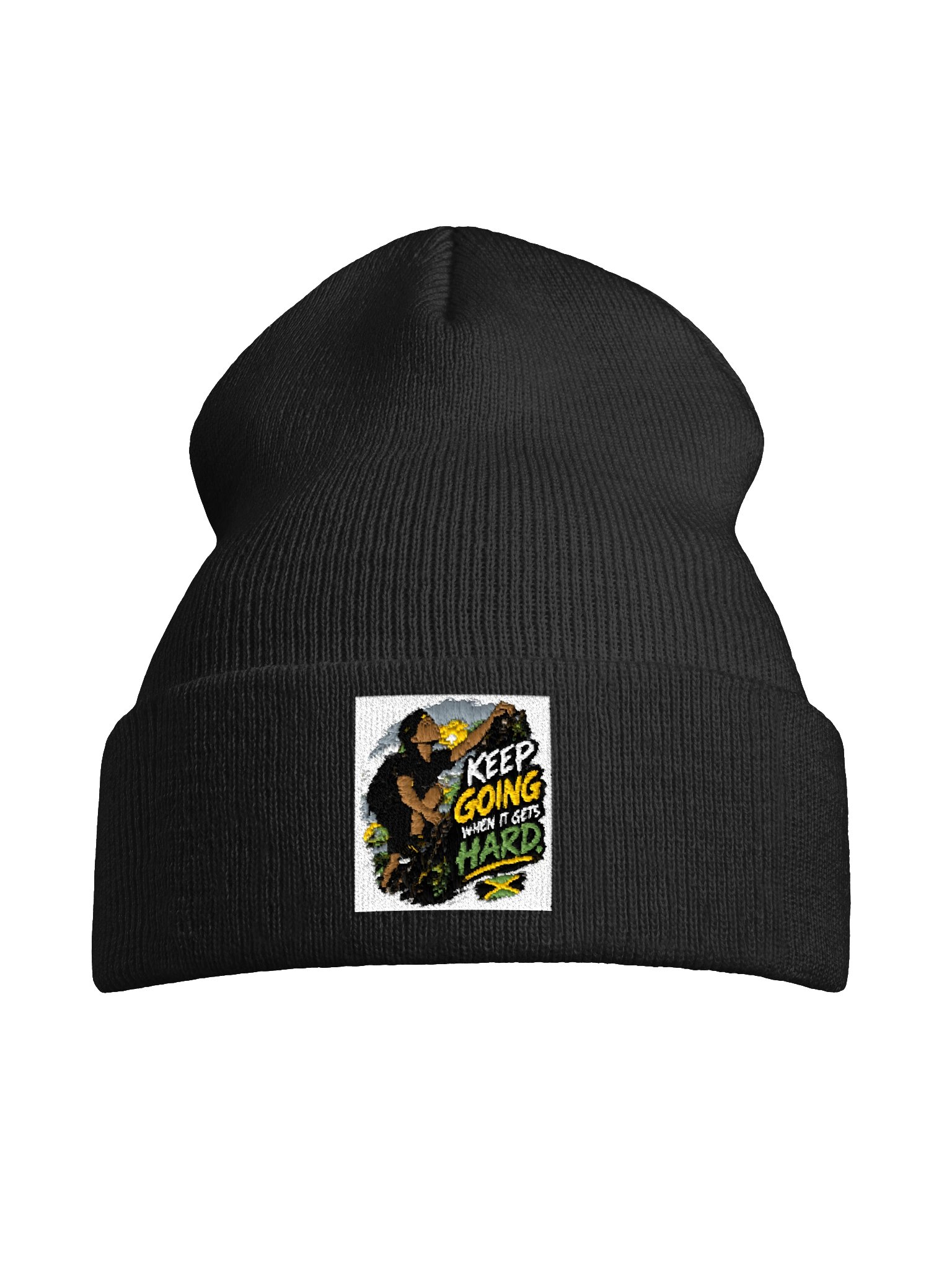Keep Going Rock Climbing Motivational Beanie product image (7)