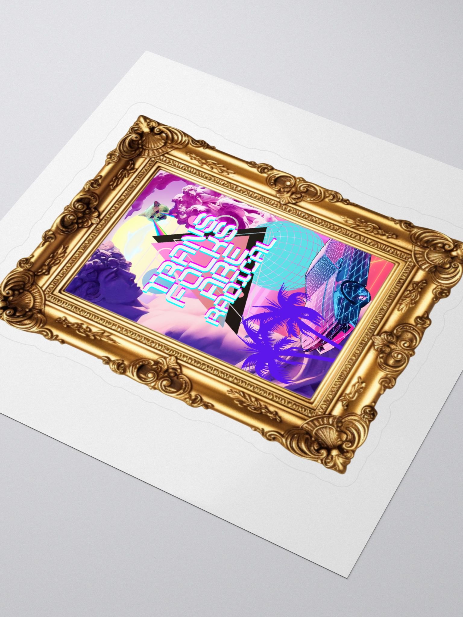 Radical Pride - Trans Folks Are Rad! (STICKER) product image (3)