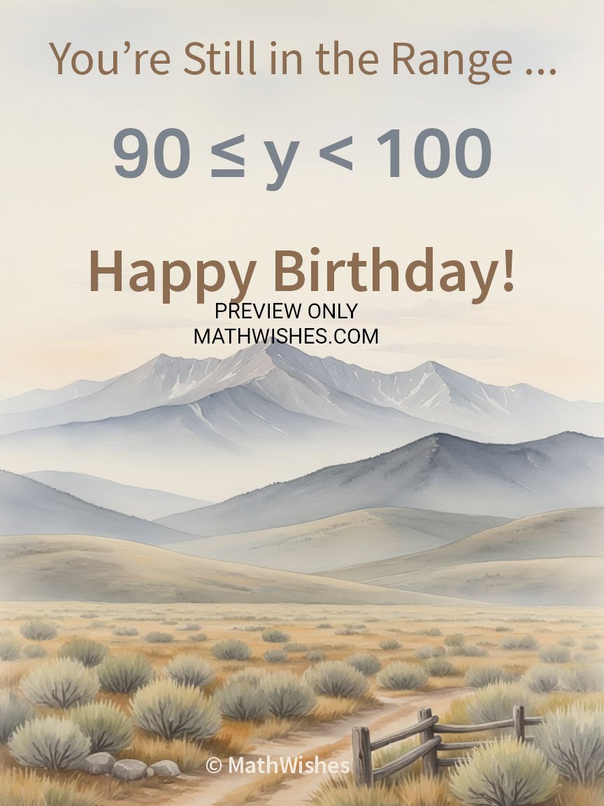 90s Birthday Card - Range product image (1)