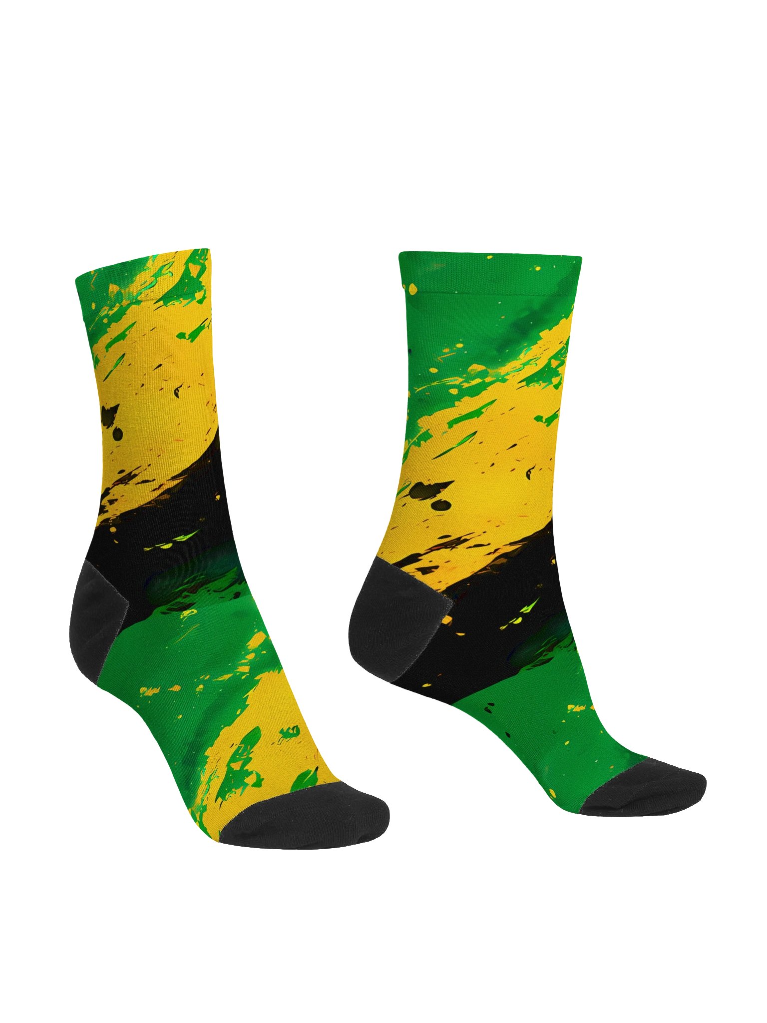 Vintage Jamaica Sport Print - Caribbean Apples | Premium Sustainable Crew Socks product image (3)