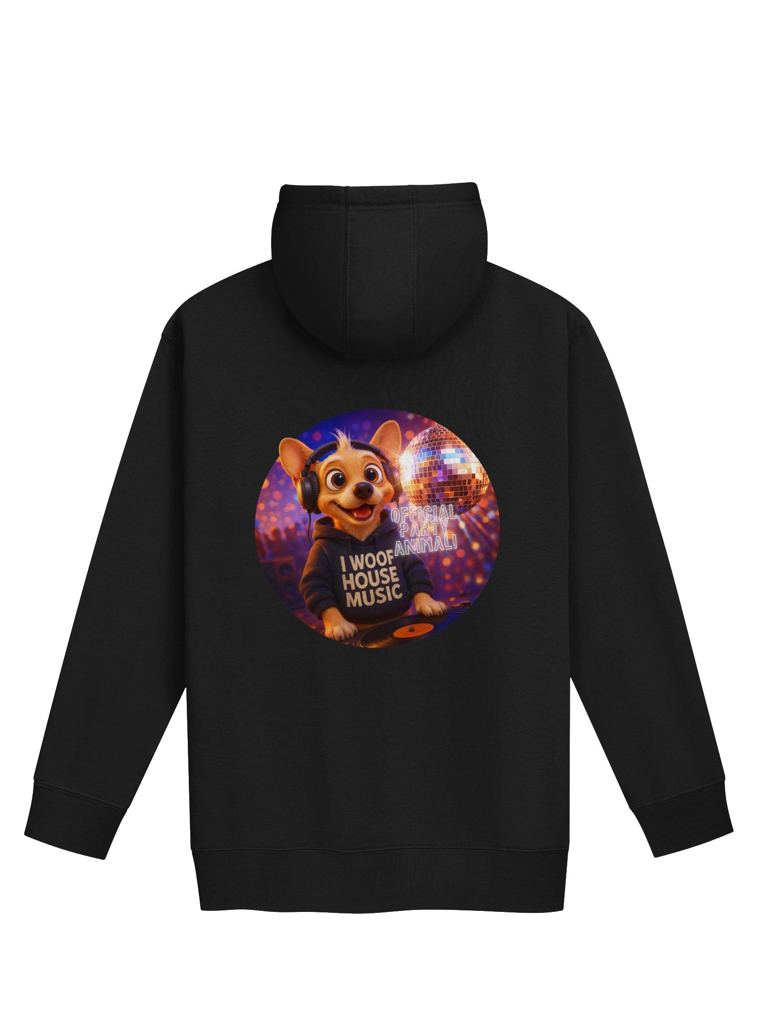 Woof House Music DJ Unisex Hoodie product image (2)