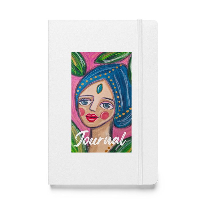 "Amelia" White Hardcover Journal product image (1)