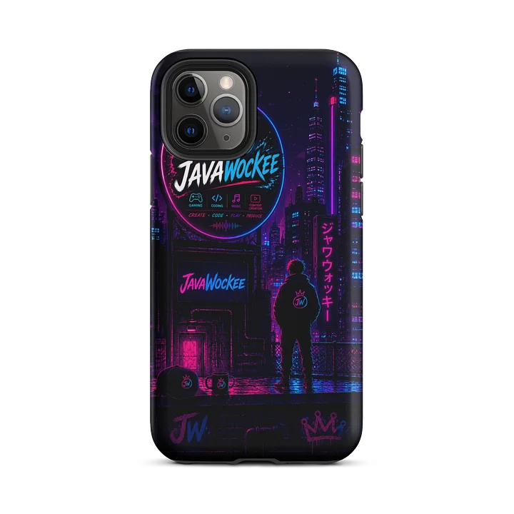 JavaWockee Neon Cyberpunk iPhone Tough Case product image (25)
