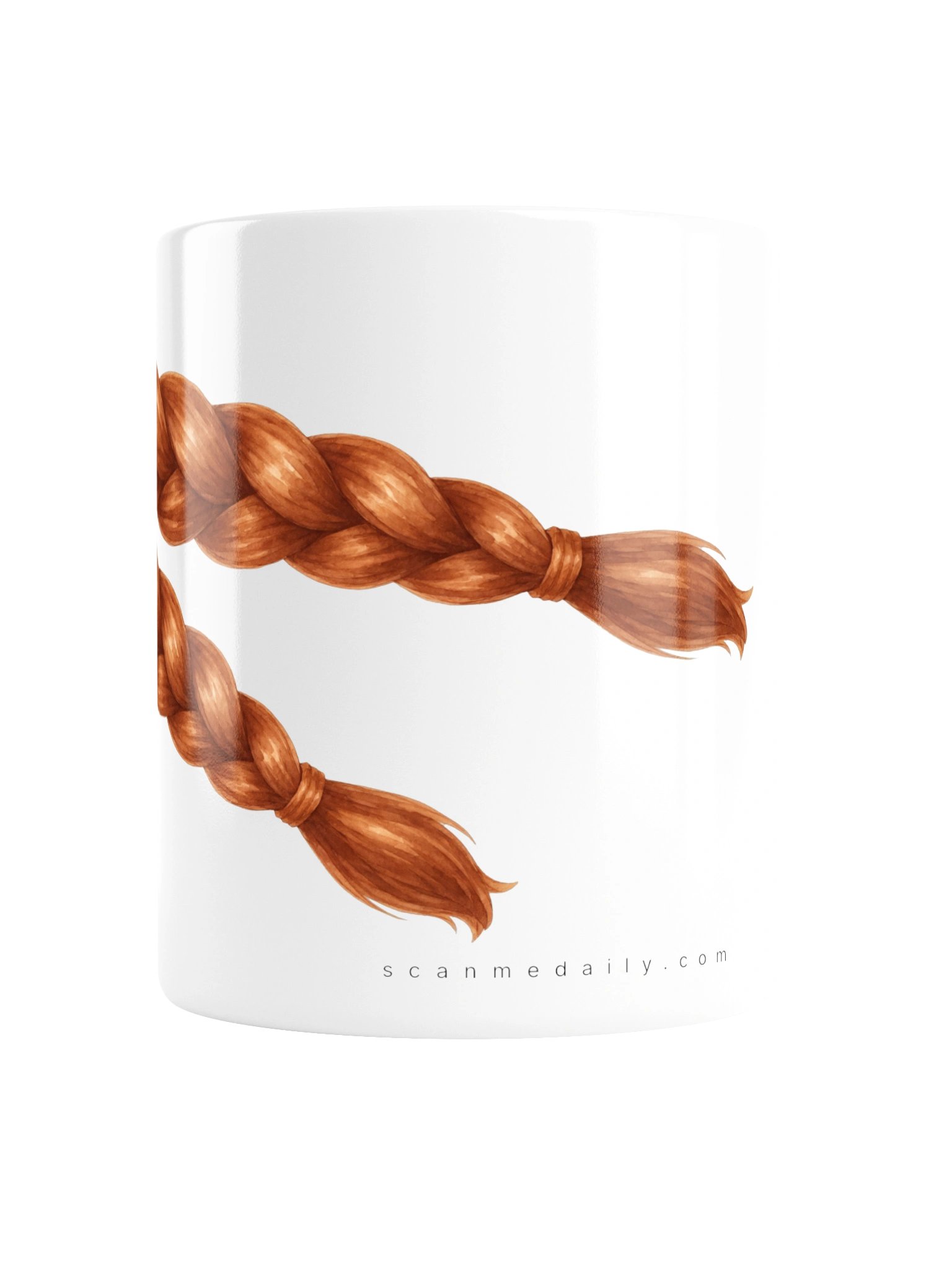 <i>About Red</i> • QR Mug<br /> With 160 Daily Quotes<br /> <small>Quotes from beloved novel<br />Anne of Green Gables (1908)</small> product image (4)
