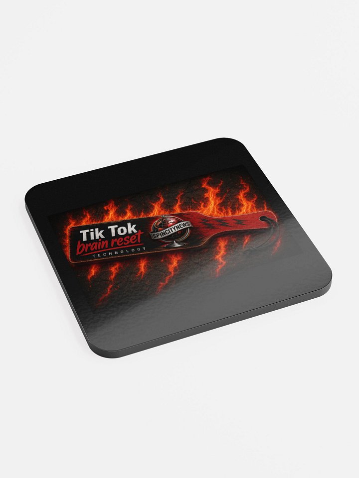 Brain Reset Fire Graphic Coaster product image (2)