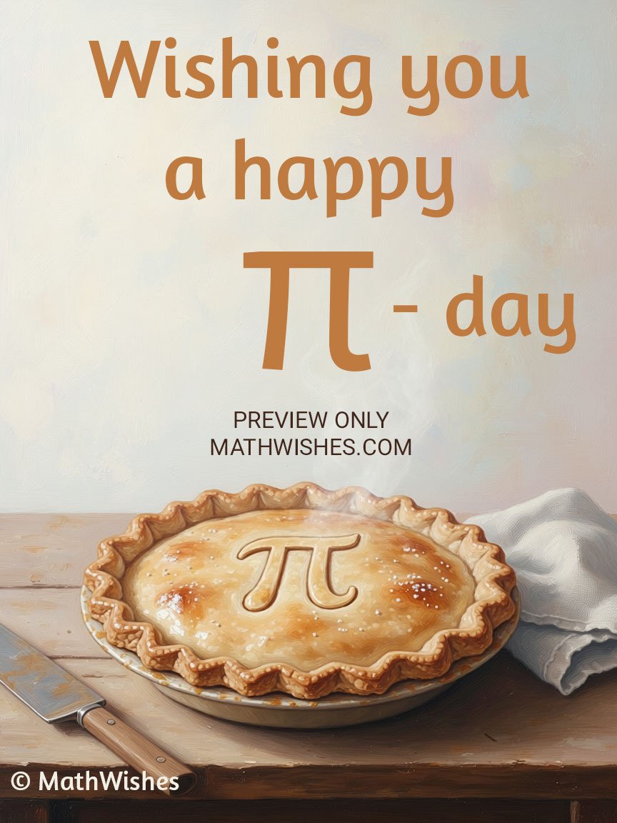 Pi Day Card - Pie product image (1)