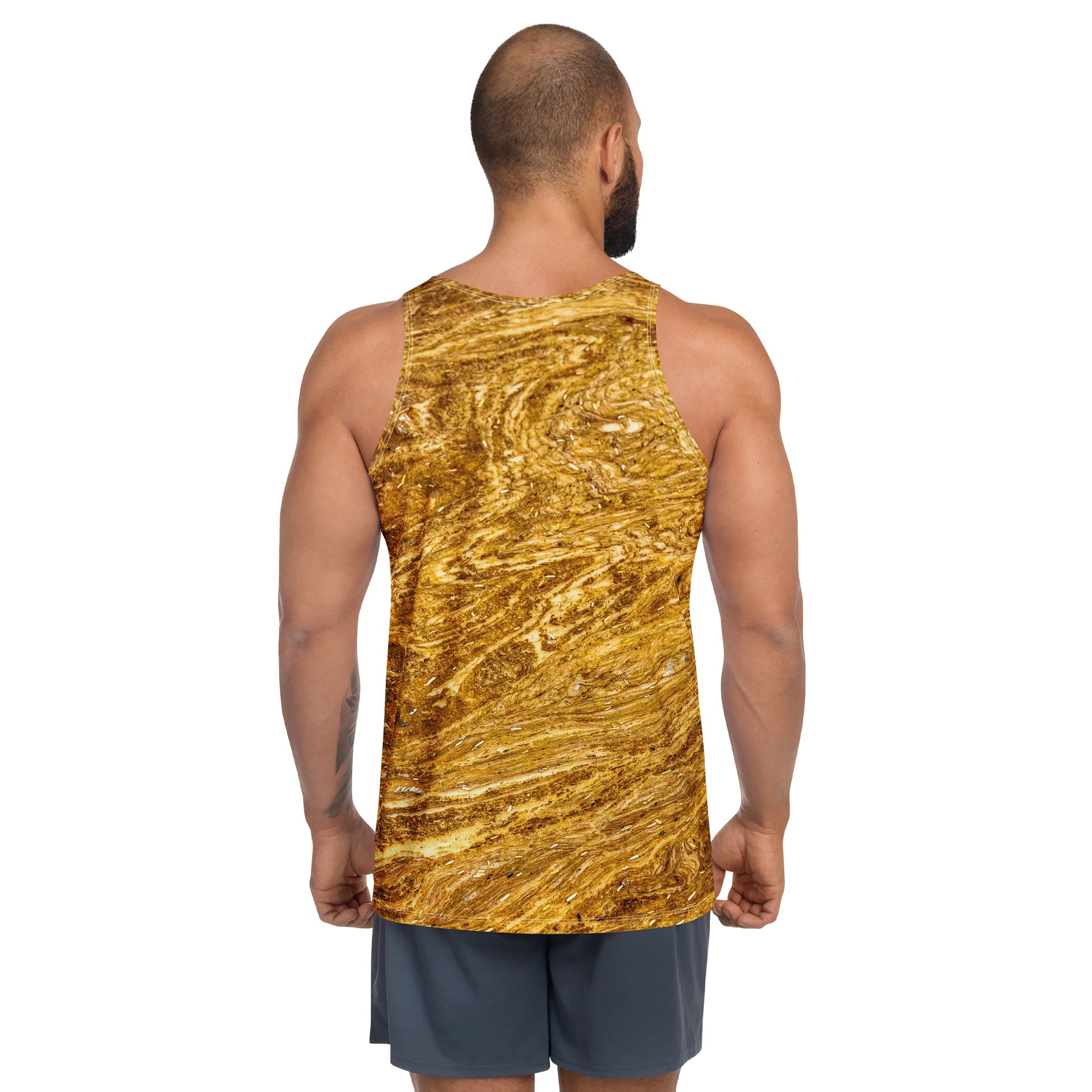 Golden Strata All-Over Print Tank Top product image (4)
