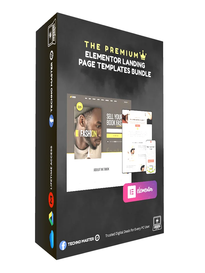 500+ Elementor Landing Page Templates Bundle – Build Stunning Websites Faster product image (1)