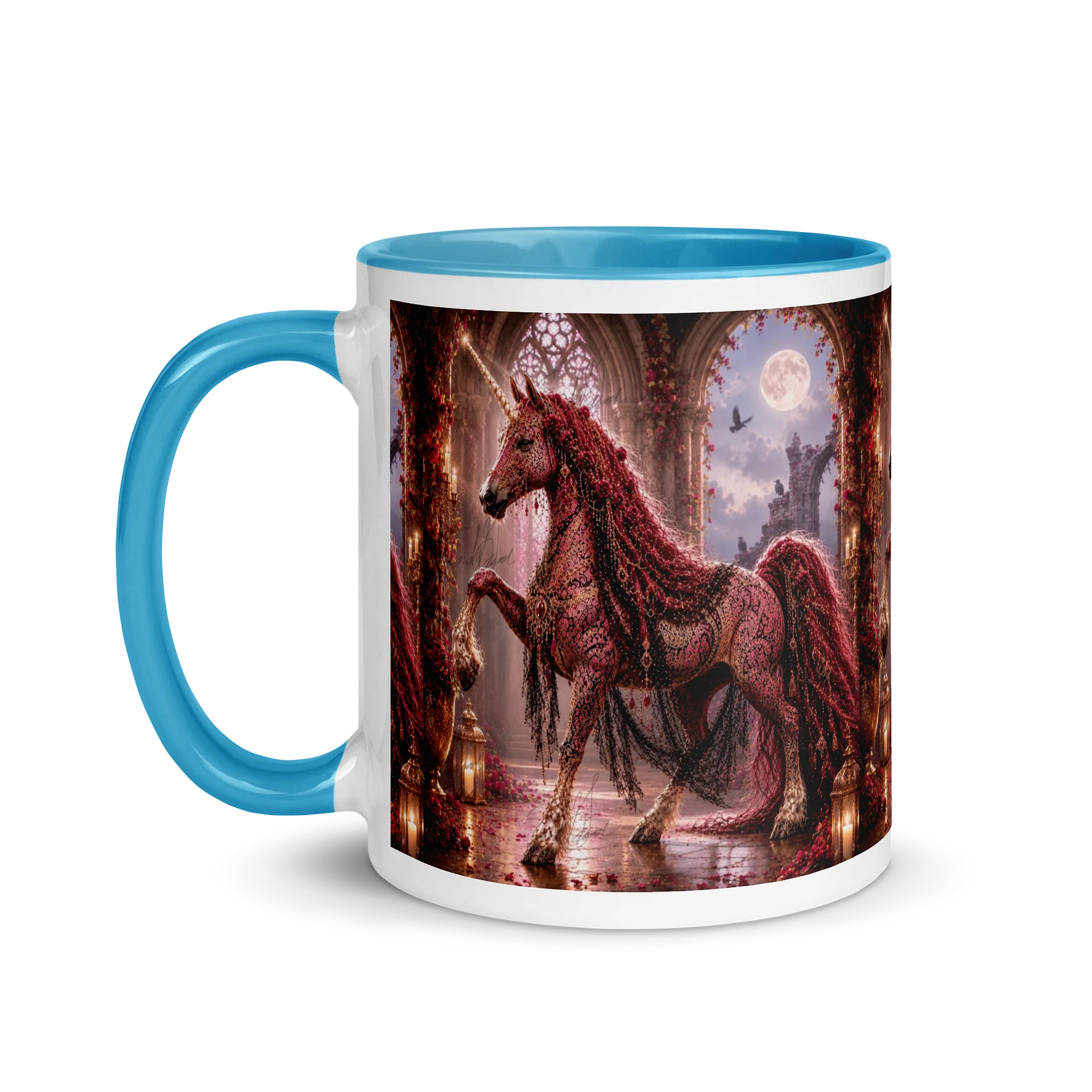 Red Retro Unicorn product image (4)