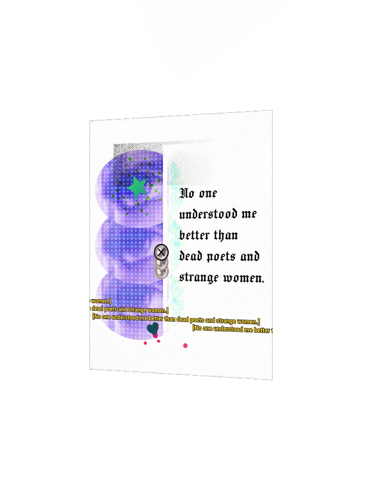 Dead Poets & Strange Women Art Print product image (2)