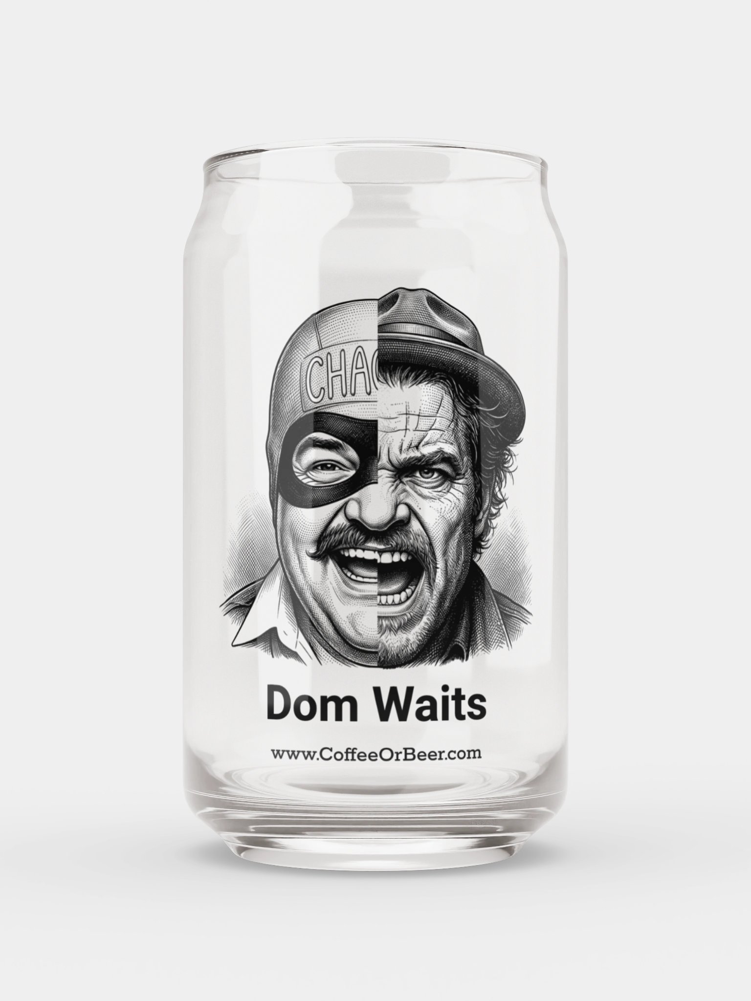 Dom Waits Can-Shaped Glass product image (1)