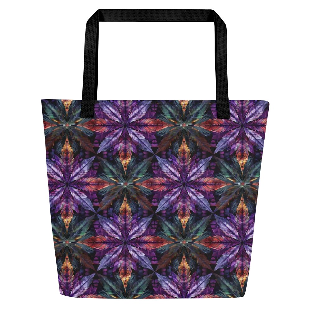 Cannabis - Galactic Ganja – Design | Large All-Over Print Tote Bag product image (2)