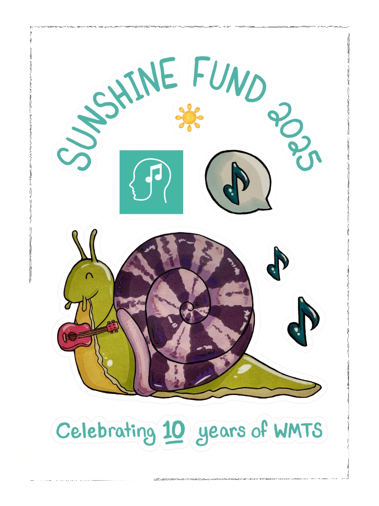 Sunshine Fund 2025 Sticker Sheet (Limited Edition) product image (1)