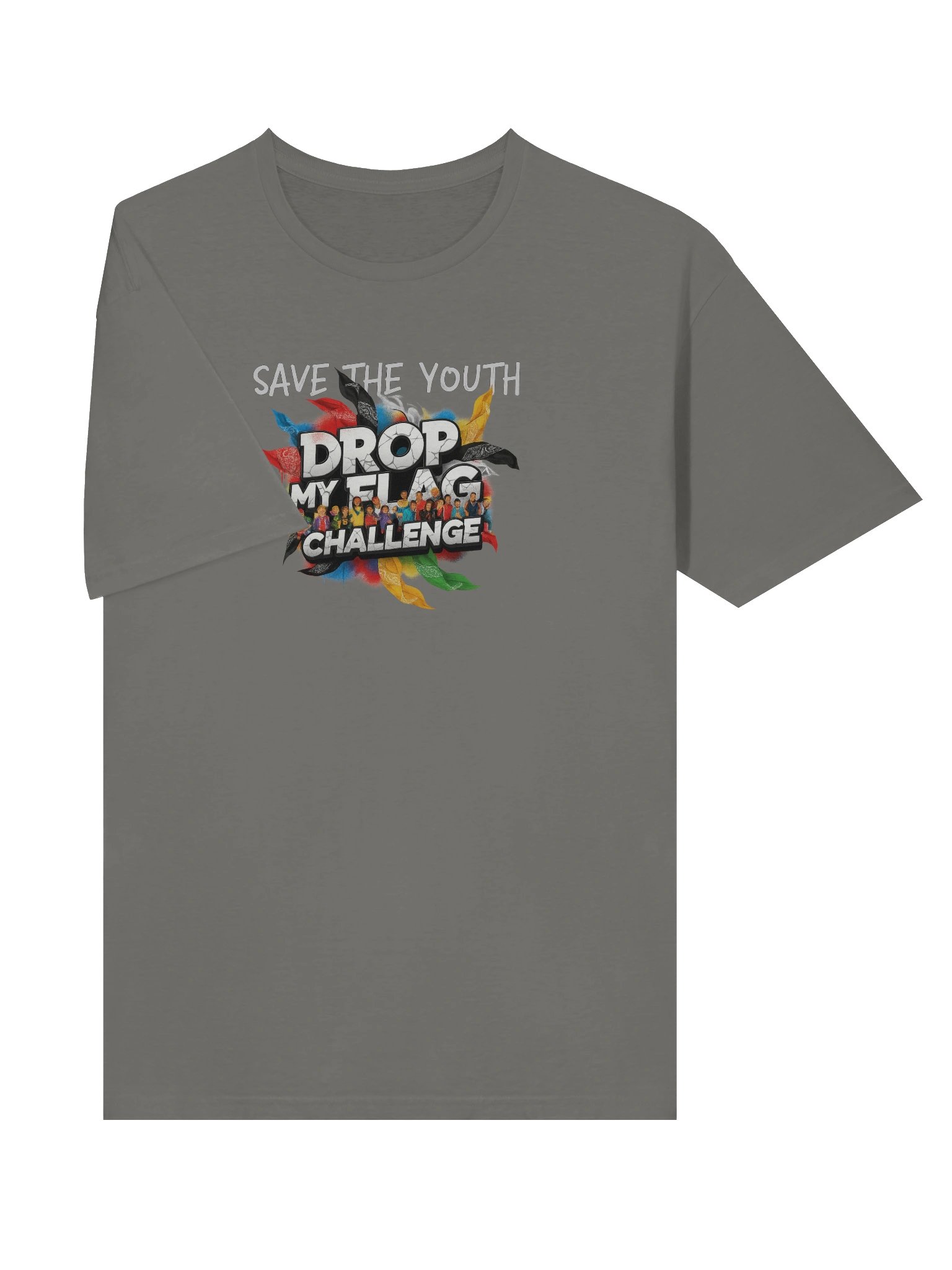 Grey Drop My Flag Tee product image (5)