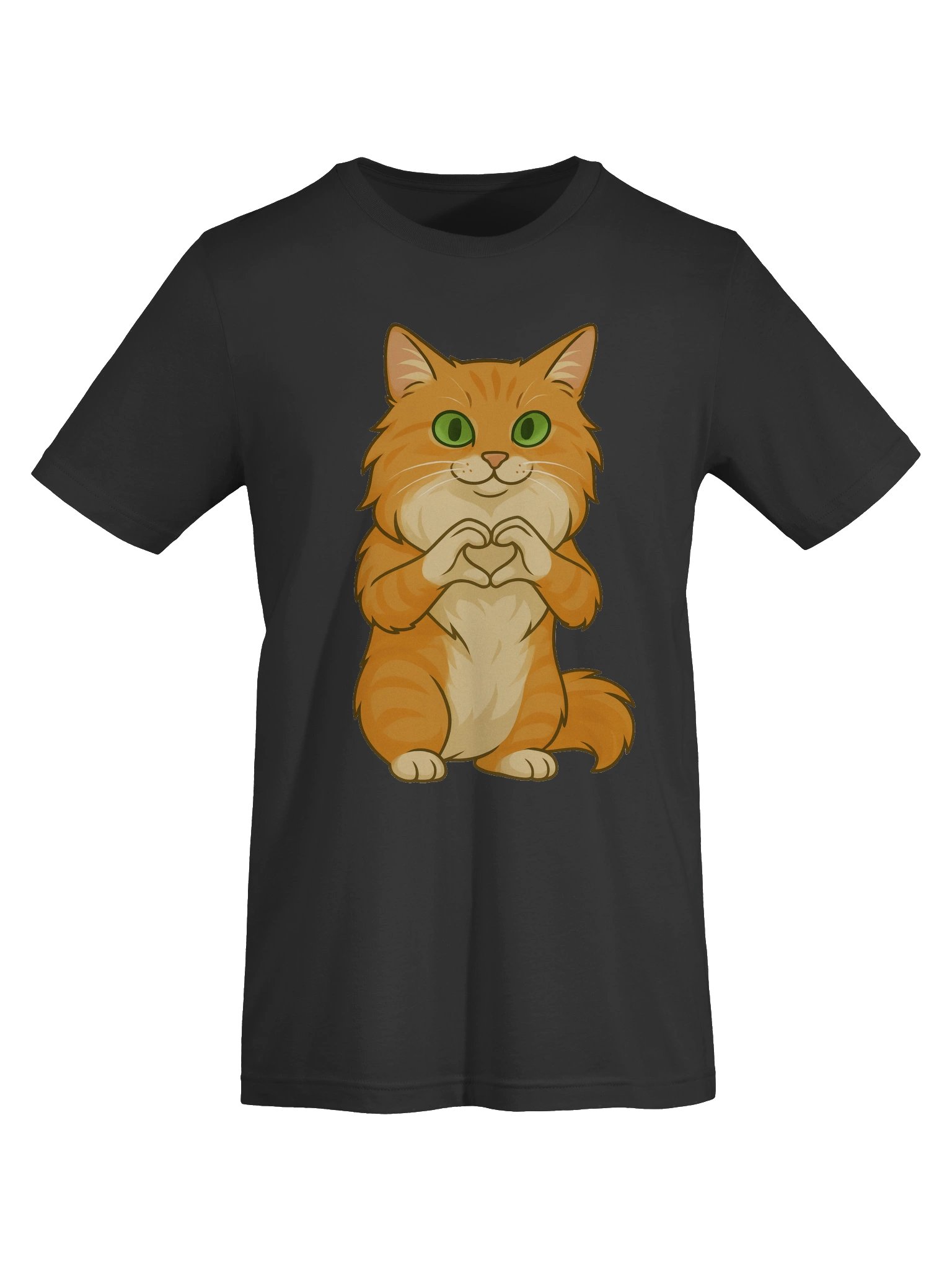 Señor Poofy Pants Cat Graphic Tee – Orange Floof Tribute Shirt product image (8)
