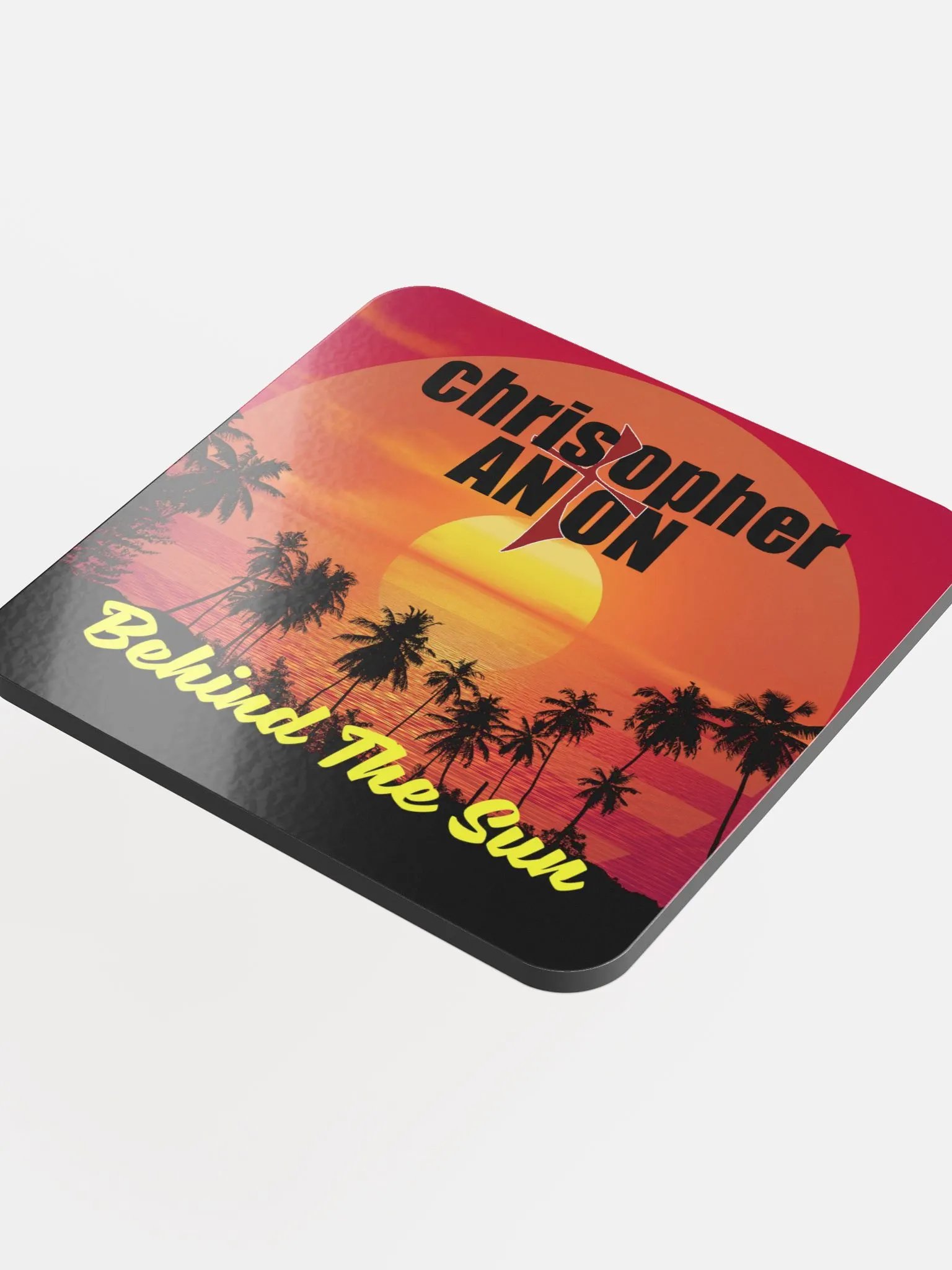 Behind The Sun - Glossed Cork Coaster product image (4)