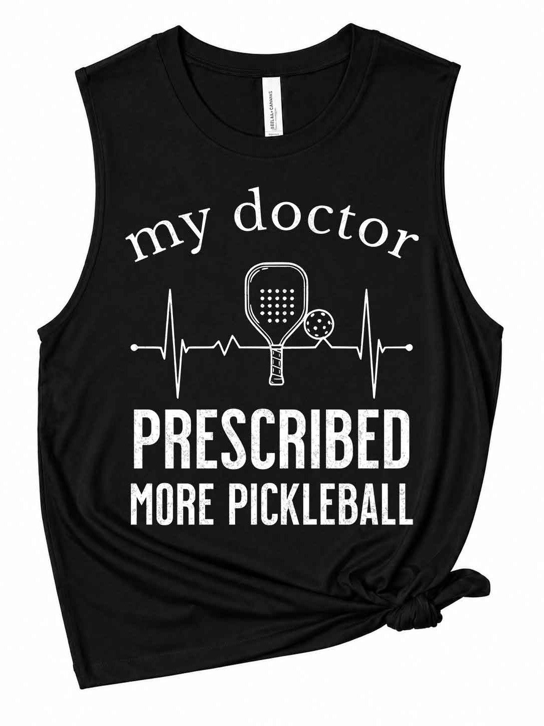 My Doctor Prescribed More Pickleball Tank Top – Funny Pickleball Tank Top product image (1)