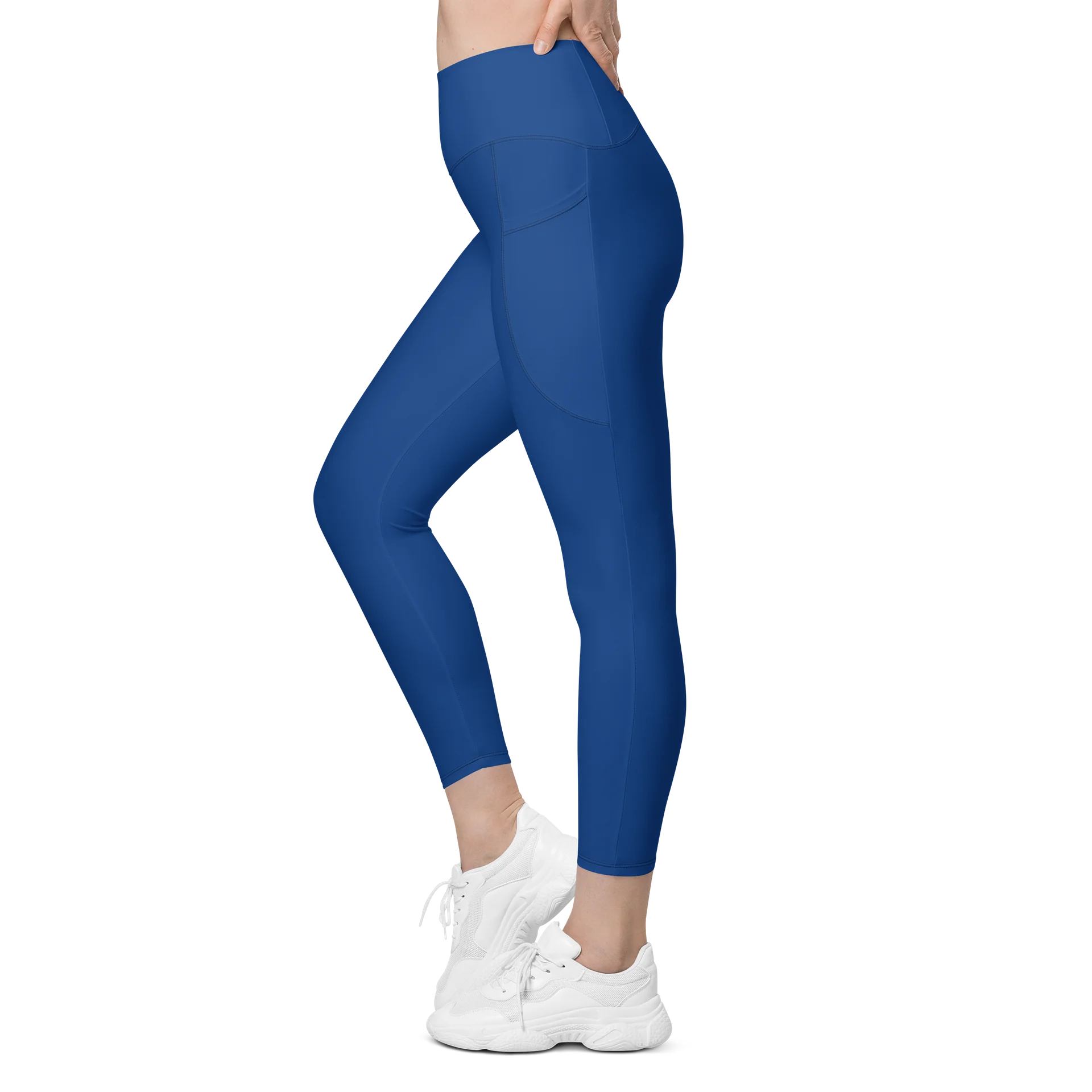 Blue Leggings with Pockets product image (6)