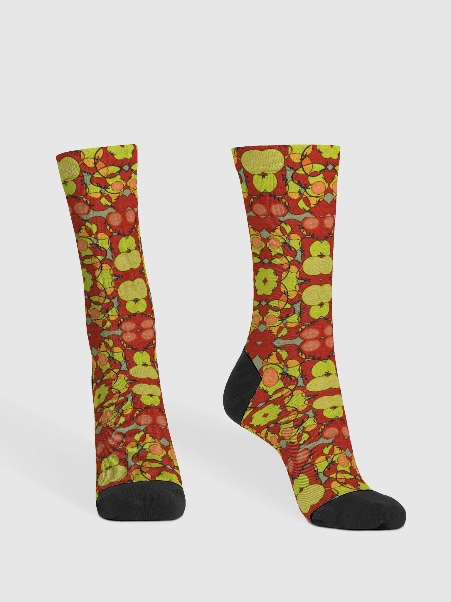Tomato Glow – Sustainable Crew Socks product image (1)