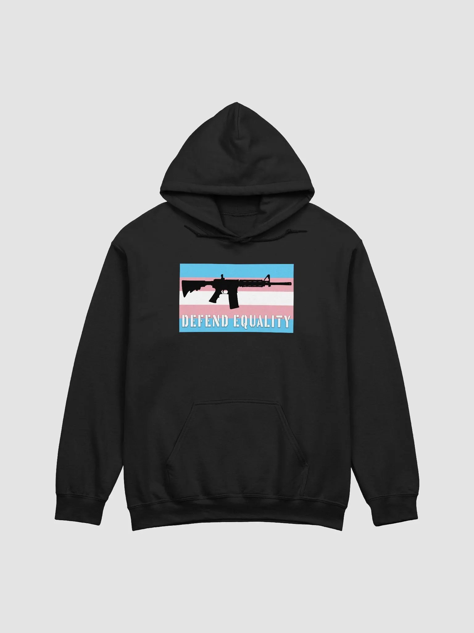 AR-15 Defend Equality Trans Flag Gildan Classic Hoodie product image (4)
