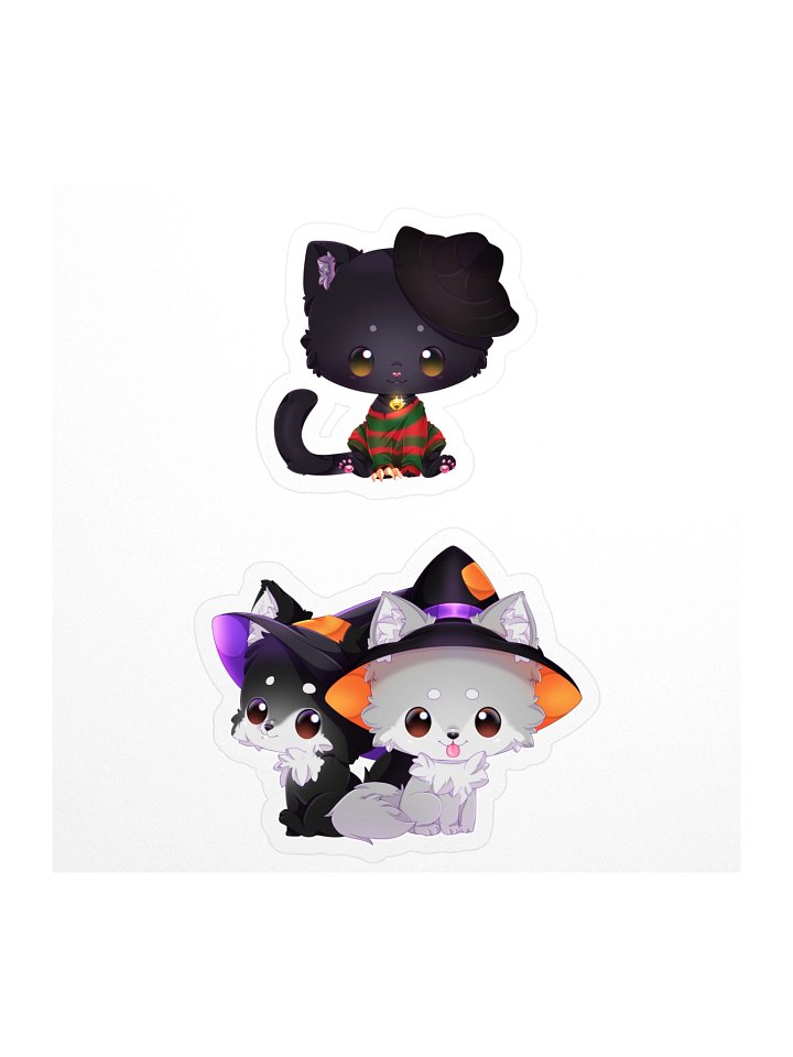Halloweenie 2025 2-Sticker Set - Pets product image (1)